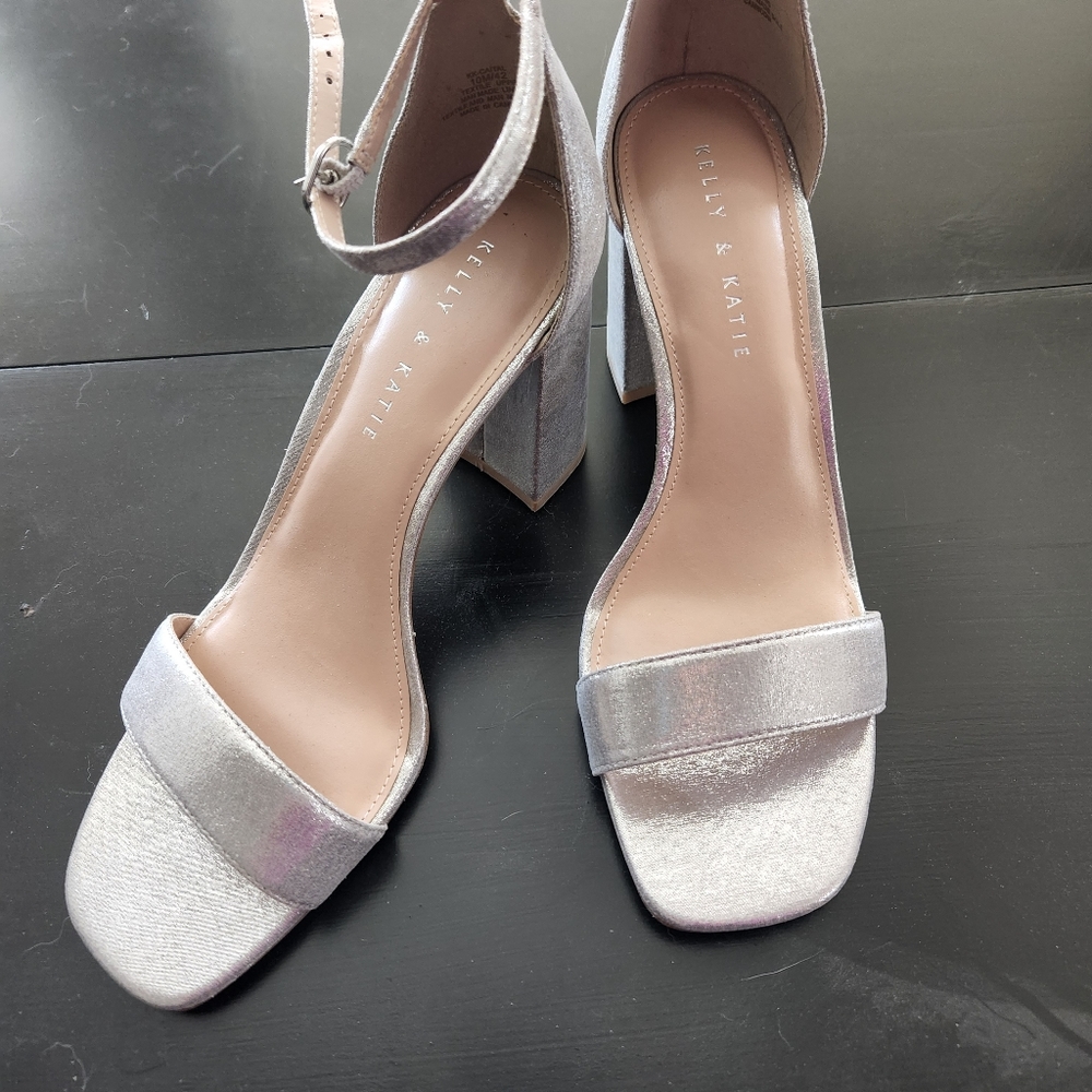 Kelly&Katie from DSW Silver Metallic